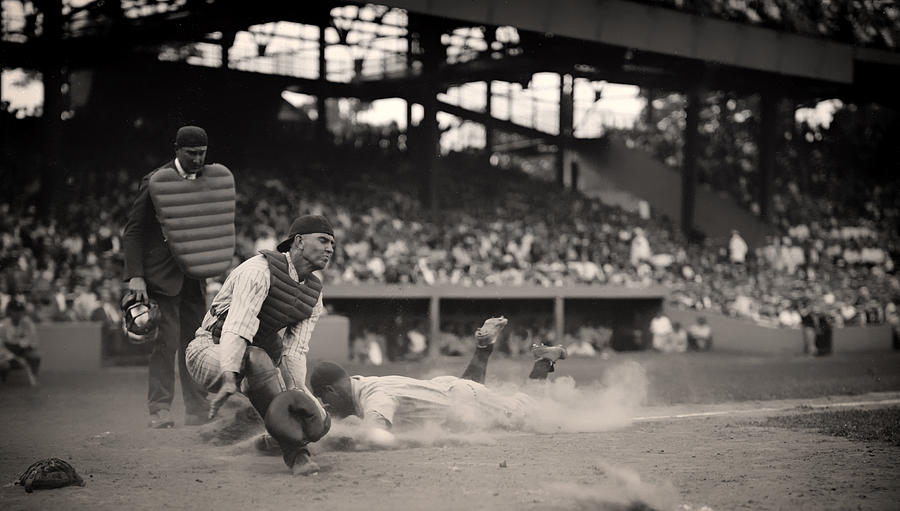 Major League Movie Photograph - Headfirst Slide by Lou Gehrig by Mountain Dreams