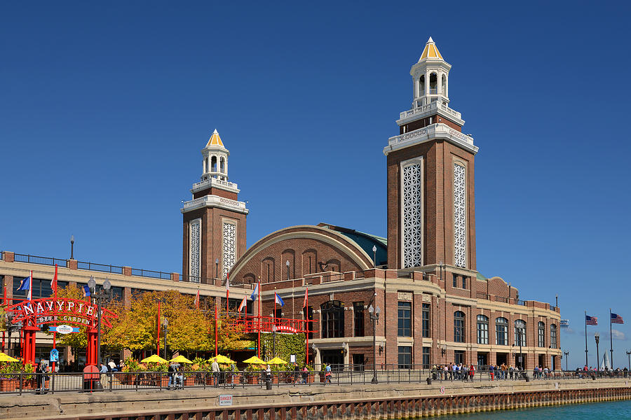 Chicago Photograph - Headhouse Chicago Navy Pier by Alexandra Till