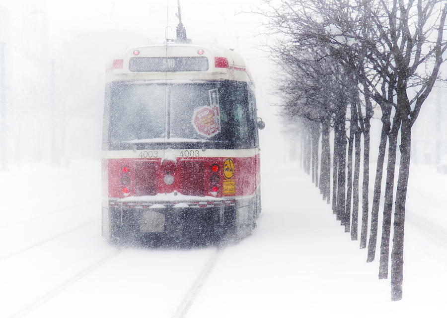 Winter Photograph - Headin North by Russell Styles