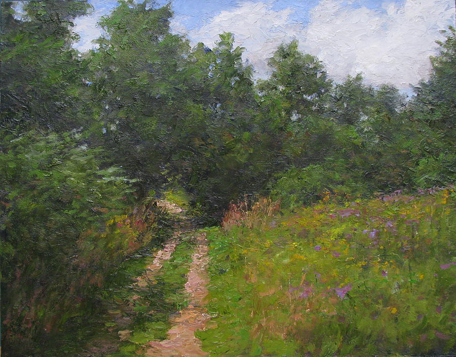 Nature Painting - Heading back by Stephen Howell