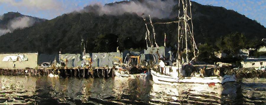 Harbor Photograph - Heading for the Fuel Dock by Susan Stephenson