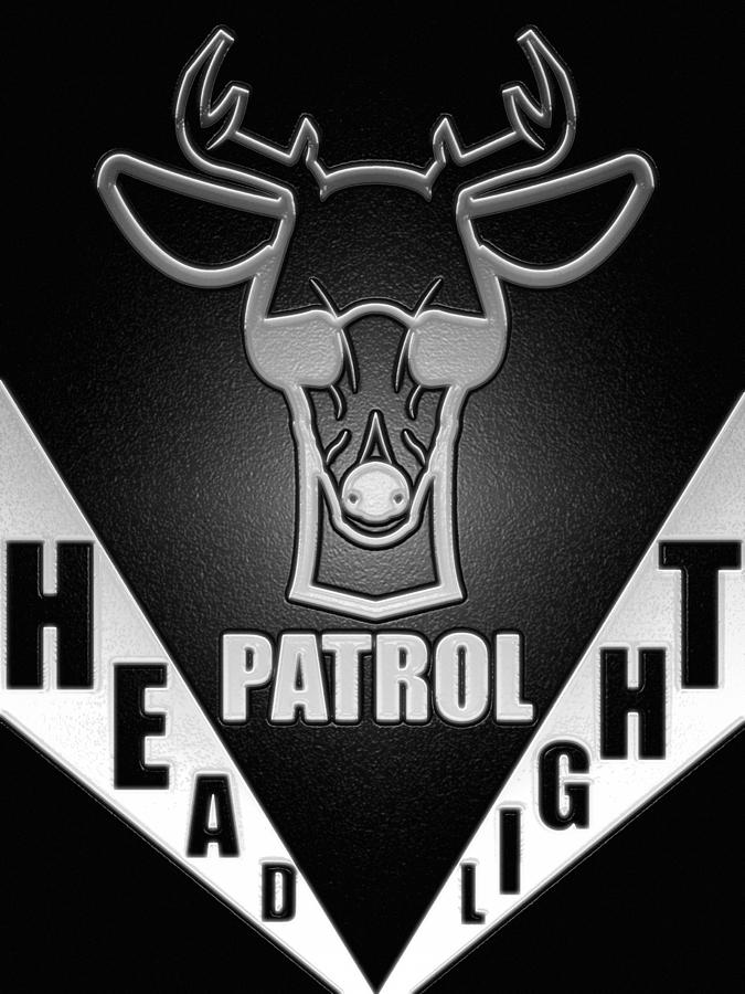 Deer Digital Art - Headlight Patrol by Jon Page