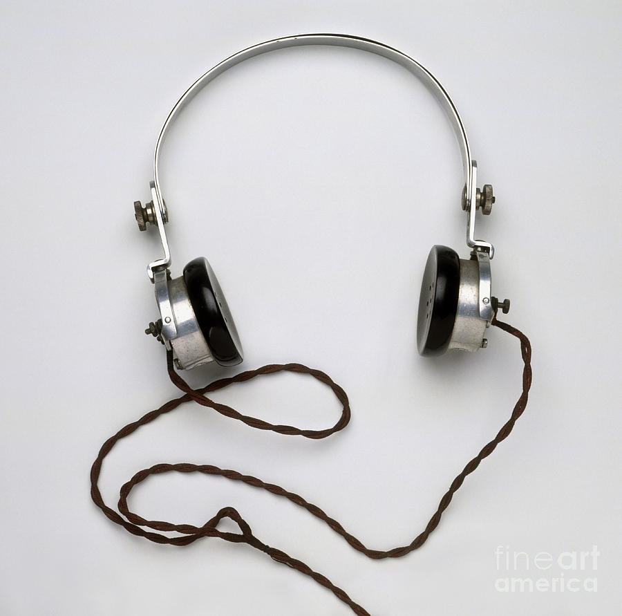 Headphones, 1920s Photograph by Clive Streeter / Dorling Kindersley / Science Museum, London
