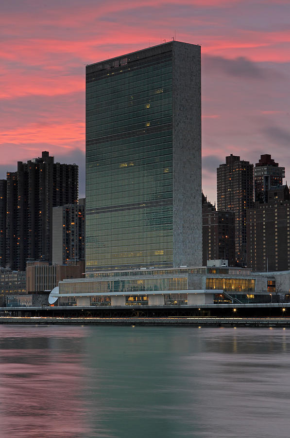 Headquarters of the United Nations Photograph by Juergen Roth