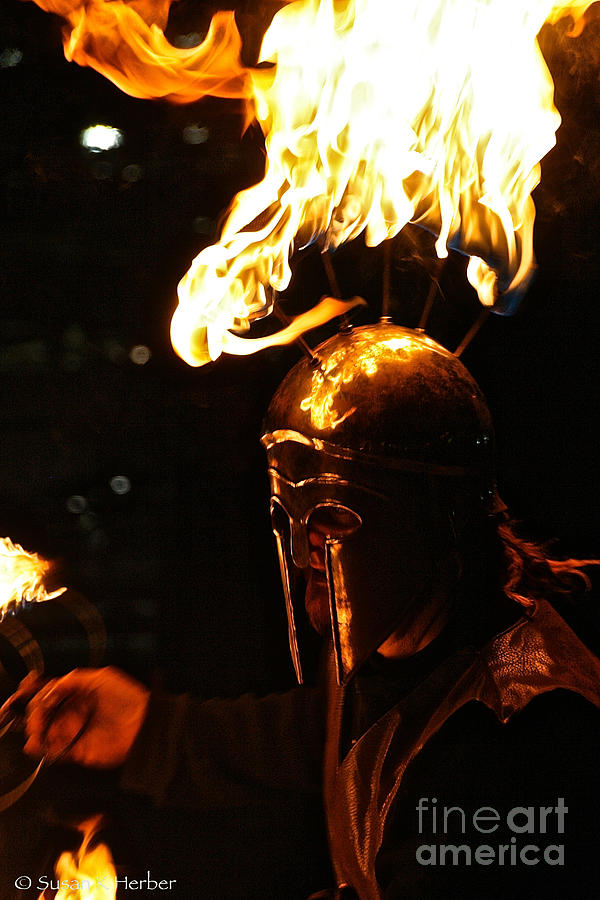 Heads On Fire Photograph by Susan Herber