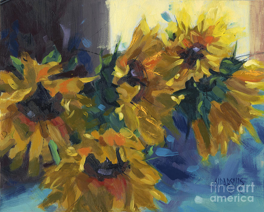 Impressionism Painting - Heads Up by Nancy  Parsons
