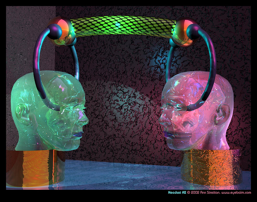 Headset 2 Digital Art by Ann Stretton