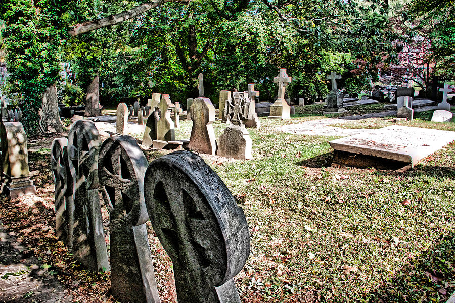 Headstones Photograph by Alice Gipson
