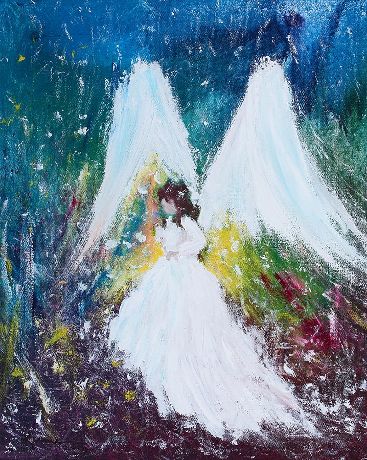 Healing Angel 2 Painting by Kume Bryant