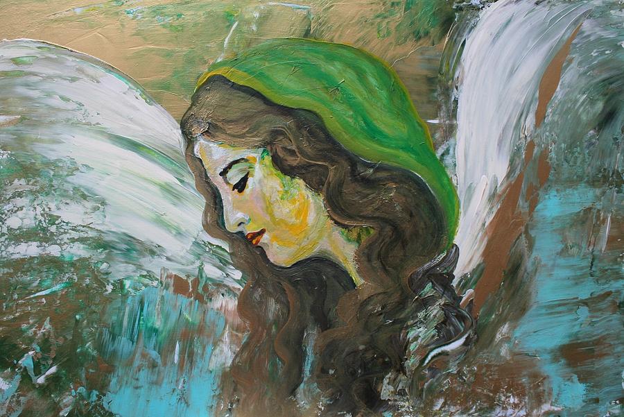 Healing Angel Painting by Alma Yamazaki