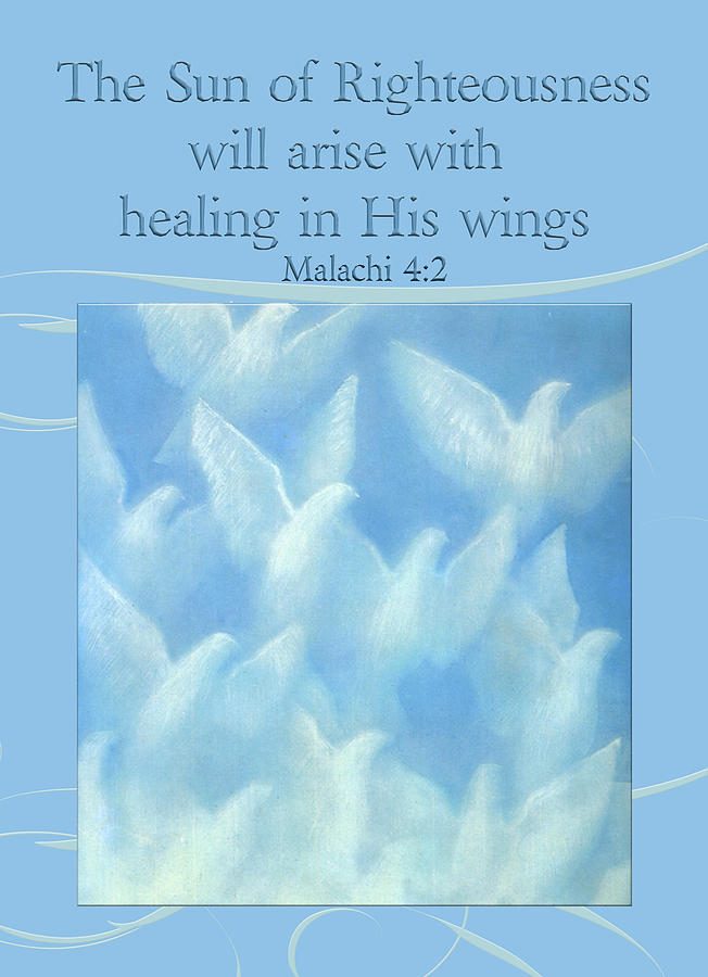 Healing in His wings Digital Art by Denise Beverly