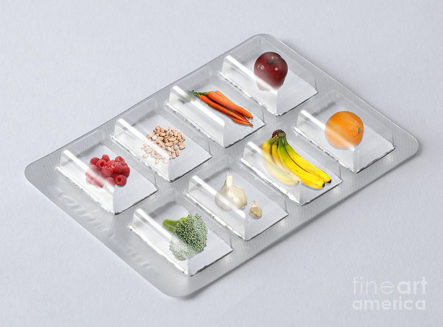 Health Food In A Pill Pack Photograph by Gwen Shockey