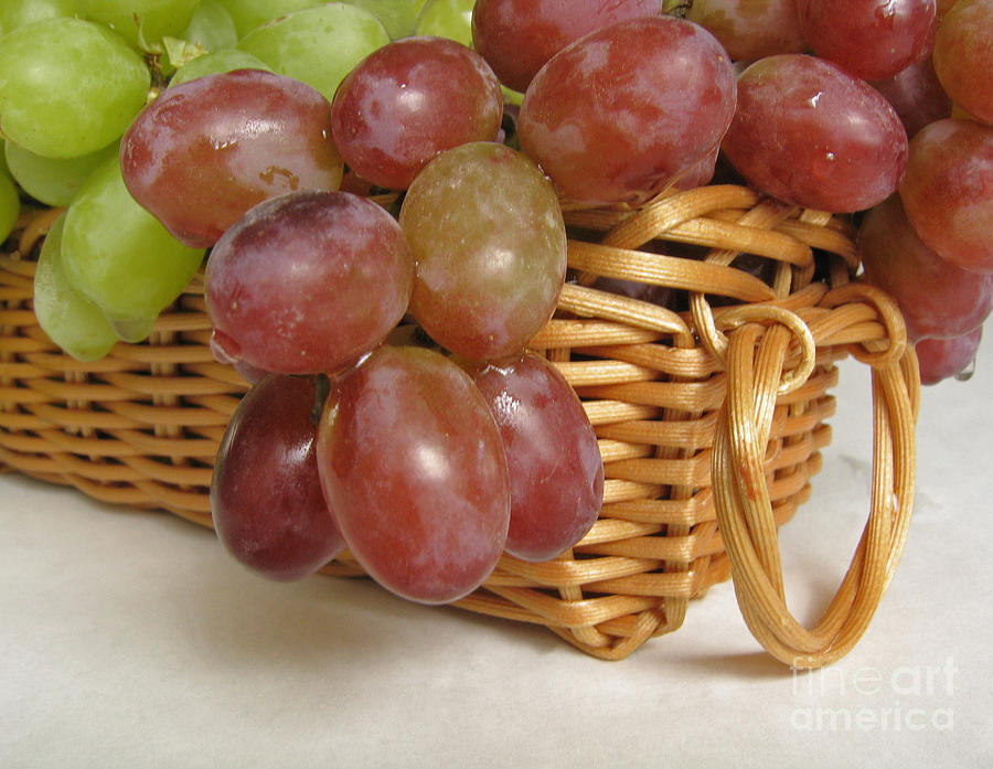 Grape Photograph - Healthy Snack by Ann Horn