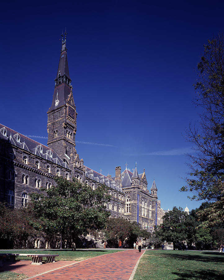 Architecture Photograph - Healy Hall on the Campus of Georgetown University #1 by Mountain Dreams