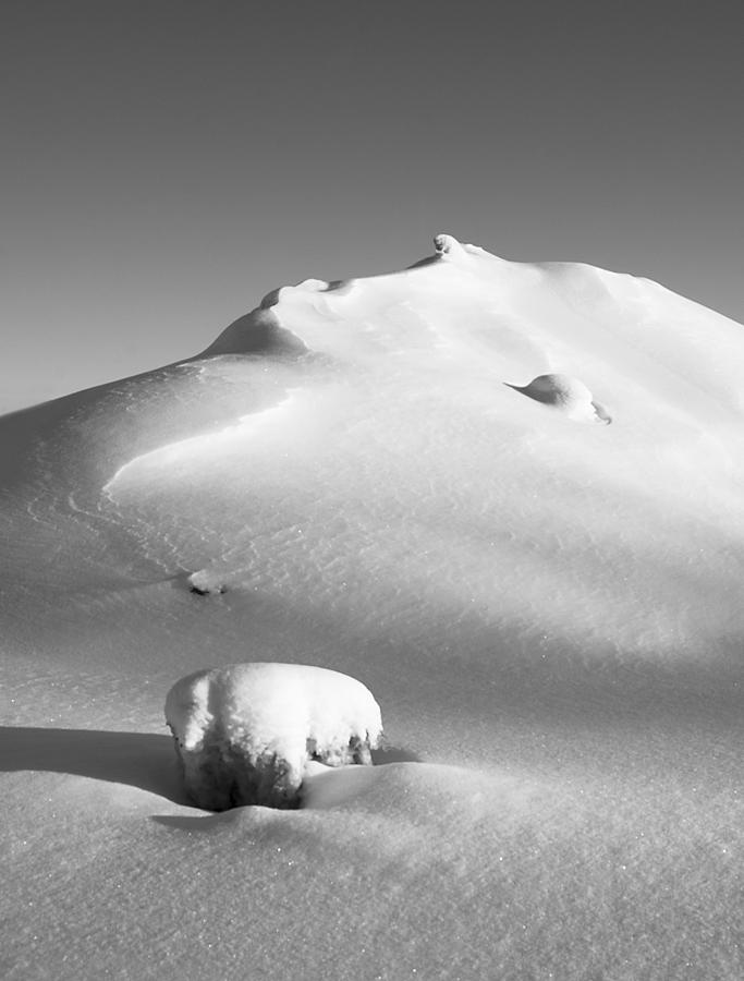 Heap of snow Photograph by Arkady Kunysz