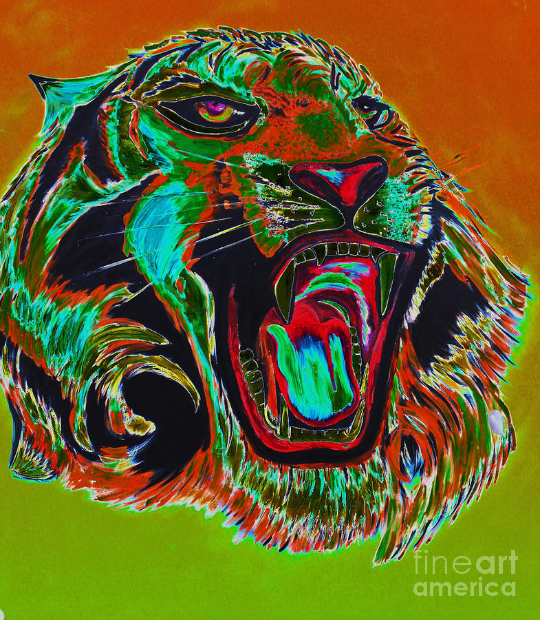 Tiger Photograph - Hear Me Roar by Steven Parker