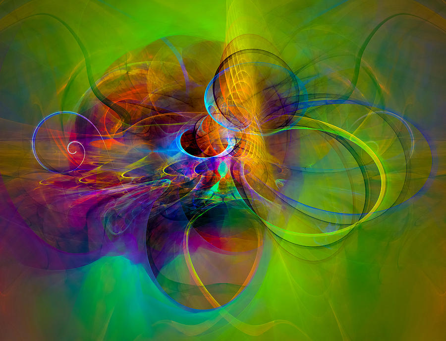 Hear the wind smile Digital Art by Modern Abstract