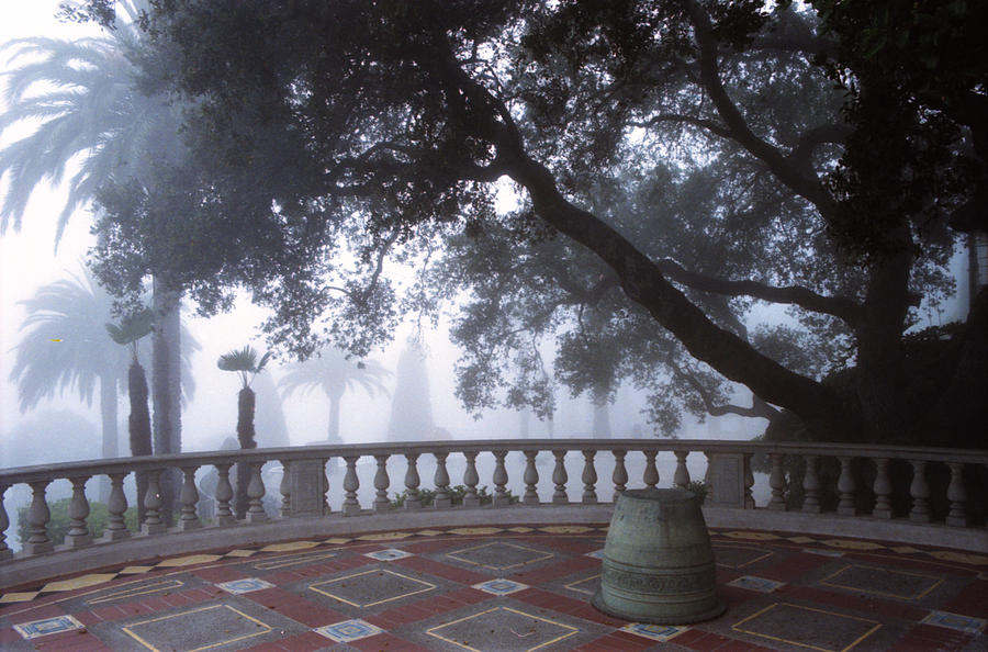 Hearst Castle Fog Photograph by Janis Knight
