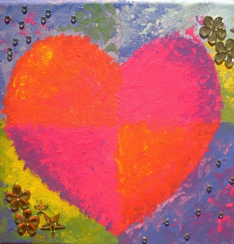 Heart 2 Painting by Anne Gardner