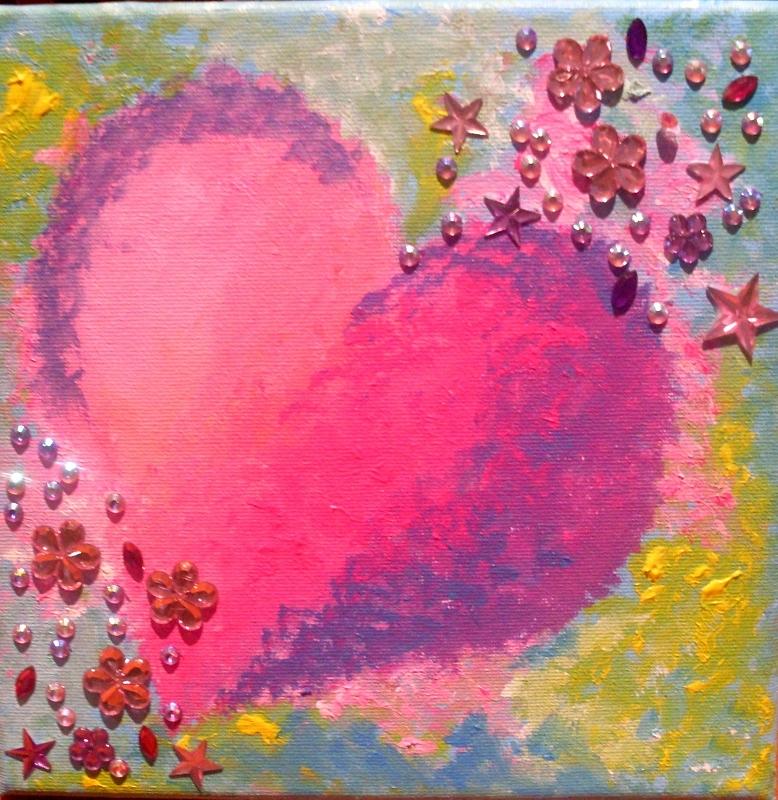 Heart 3 Painting by Anne Gardner