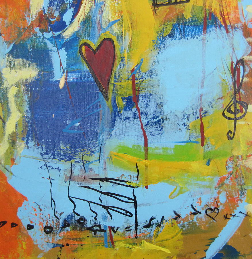 Heart 3 Painting by Francine Ethier