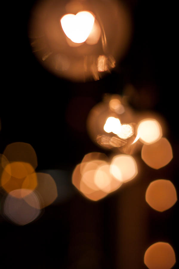 Heart Bokeh Photograph by Anthony Doudt