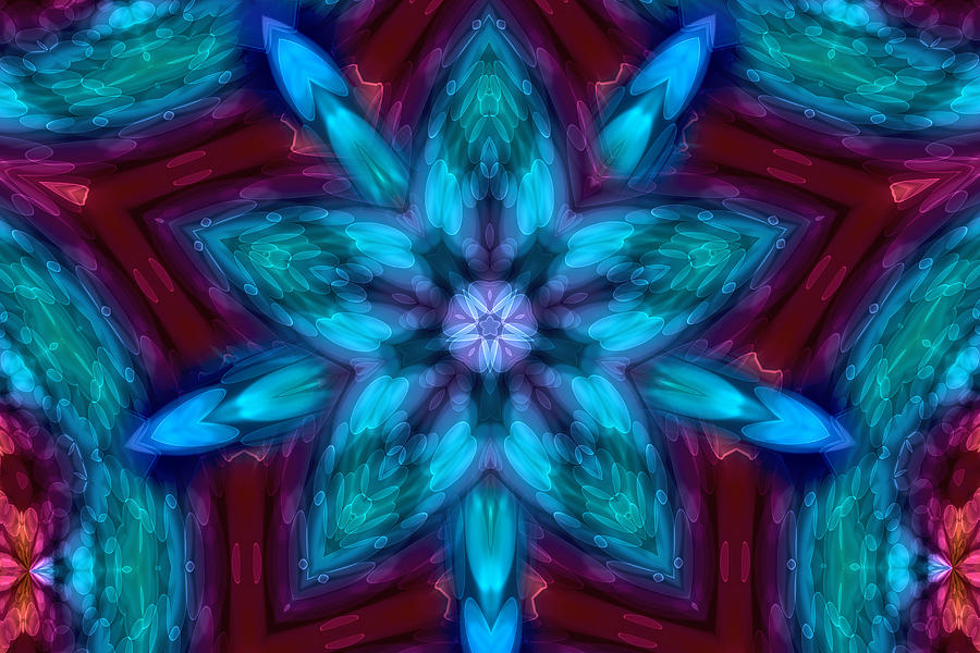 Heart Flower Digital Art by Peggy Collins
