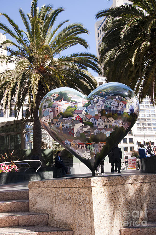 Heart in San Francisco Photograph by Brenda Kean