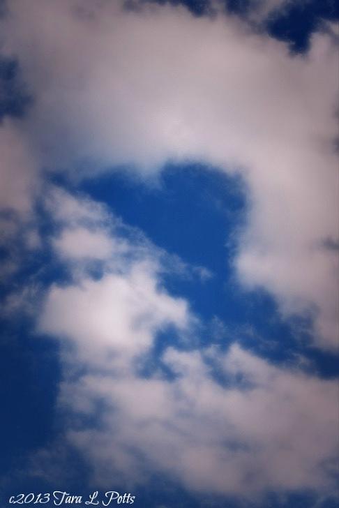Heart in the Clouds Photograph by Tara Potts