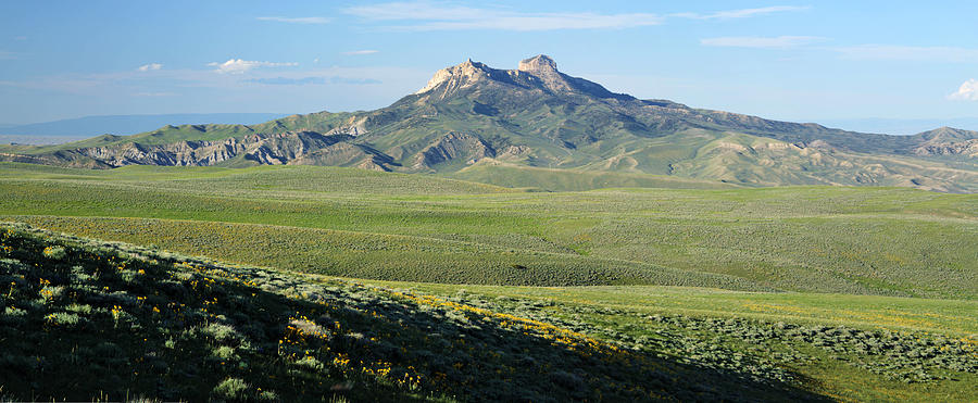 Heart Mountain Panorama Photograph by D Robert Franz