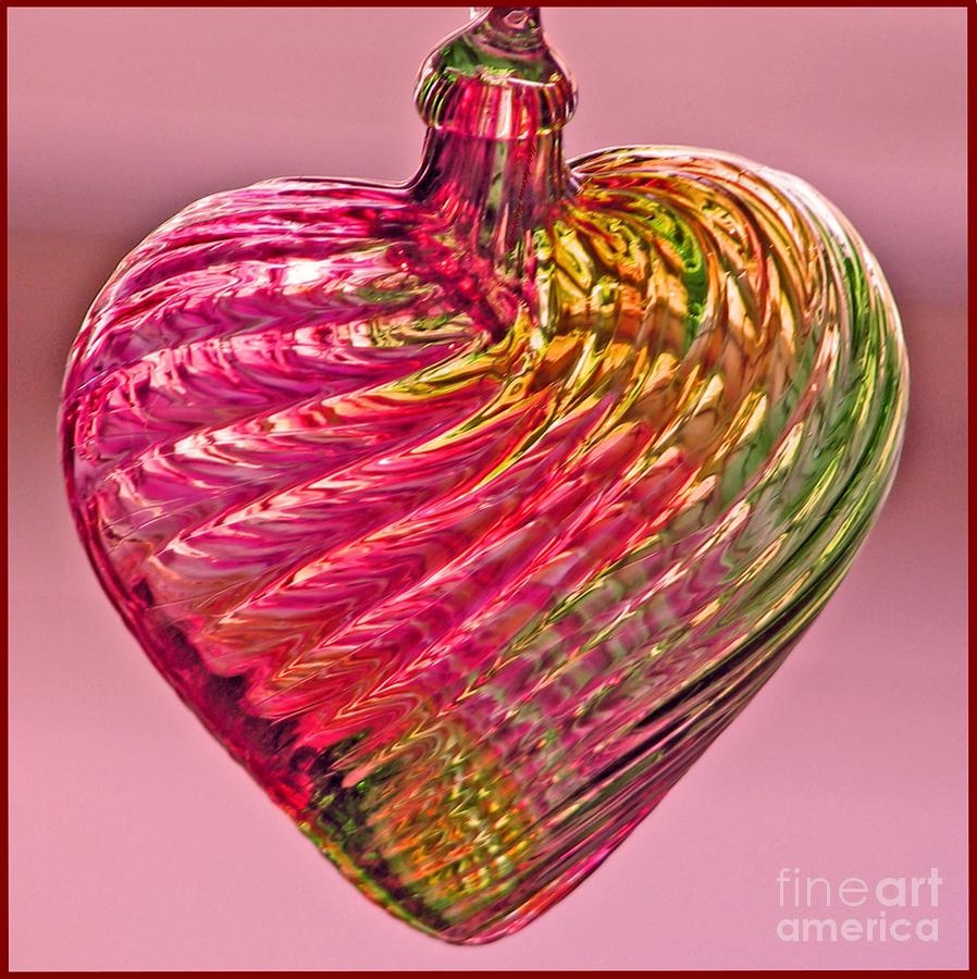 Valentines Day Photograph - Heart of Glass by Chris Anderson