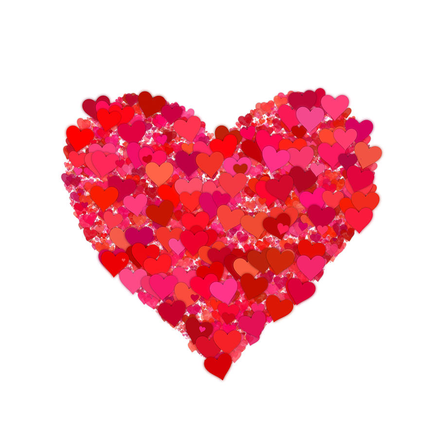 Heart of Hearts Digital Art by Kurt Van Wagner