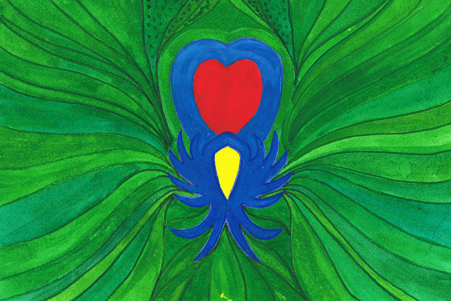 Heart of Love.Mexico Mixed Media by Strangefire Art       Scylla Liscombe