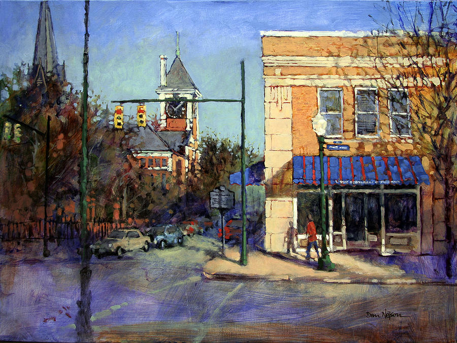 Heart of New Bern Painting by Dan Nelson