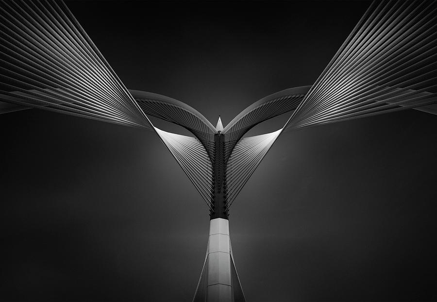 Architecture Photograph - Heart Of Steel by Ahmed Thabet