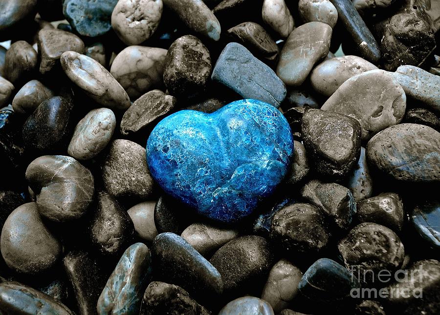 Heart-Shaped Rock Photograph by Dark Whimsy - Pixels