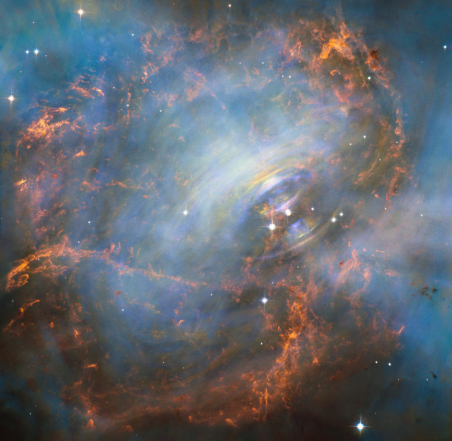 Heart Of The Crab Nebula Photograph by Science Source