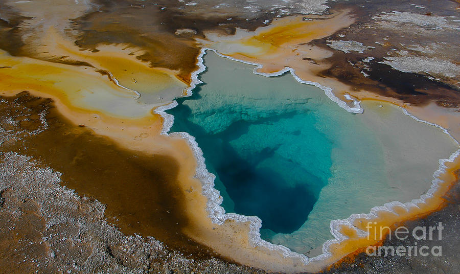 Heart Pool - Yellowstone Photograph by Brad Schwarm