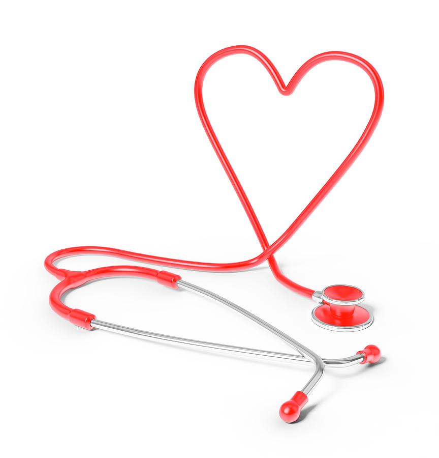 heart shaped stethoscope