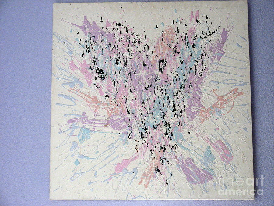 Heart Splash Painting by Mars Besso