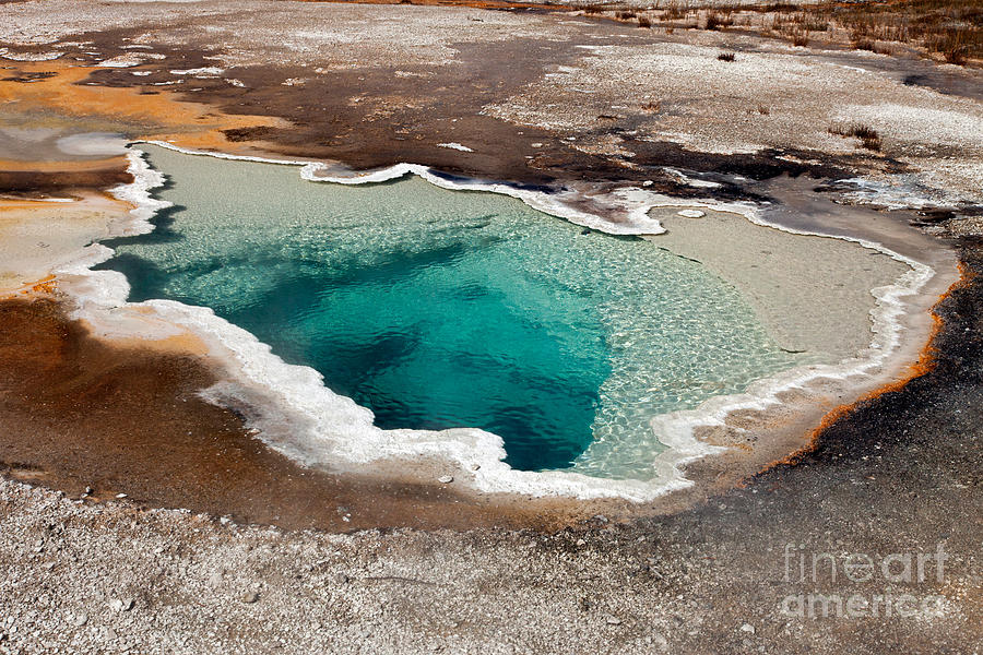 Heart Spring Upper Geyser Basin Photograph by Fred Stearns