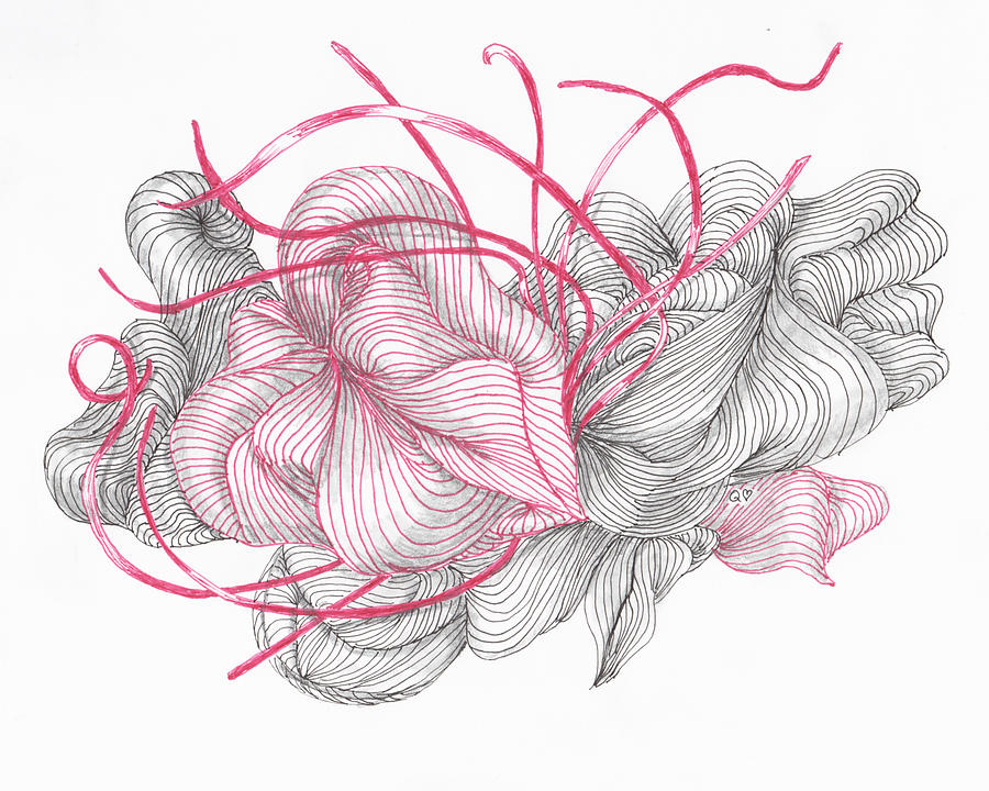 Heart Strings Drawing by Quwatha Valentine