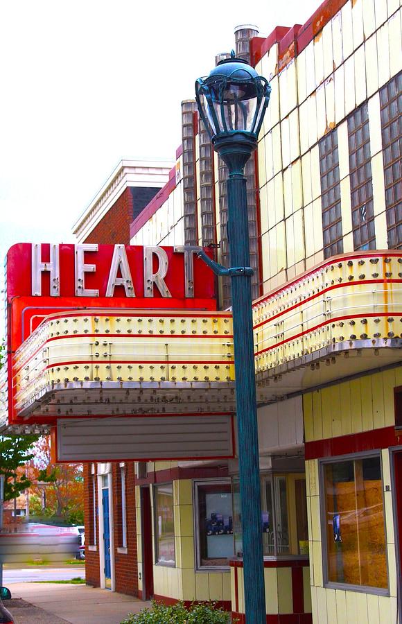 Heart Theatre Effingham Illinois  Photograph by Suzanne Lorenz