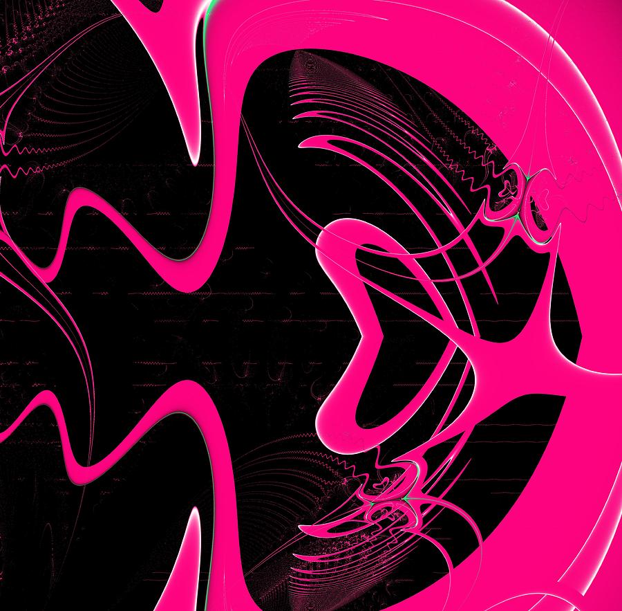 Pink Heart Digital Art - Heart Zone by Marisa Horn