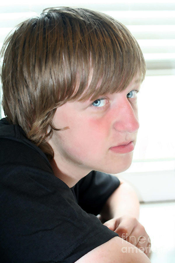 Heartbreaking Teen Boy Photograph by Susan Stevenson
