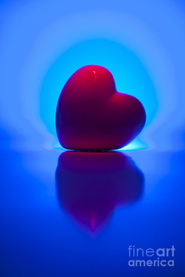 Hearts and blue skies Photograph by Alexander Photography | Fine Art ...