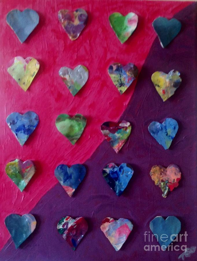 Hearts Filthy Lesson Painting By Trevor Desrosiers Fine Art America