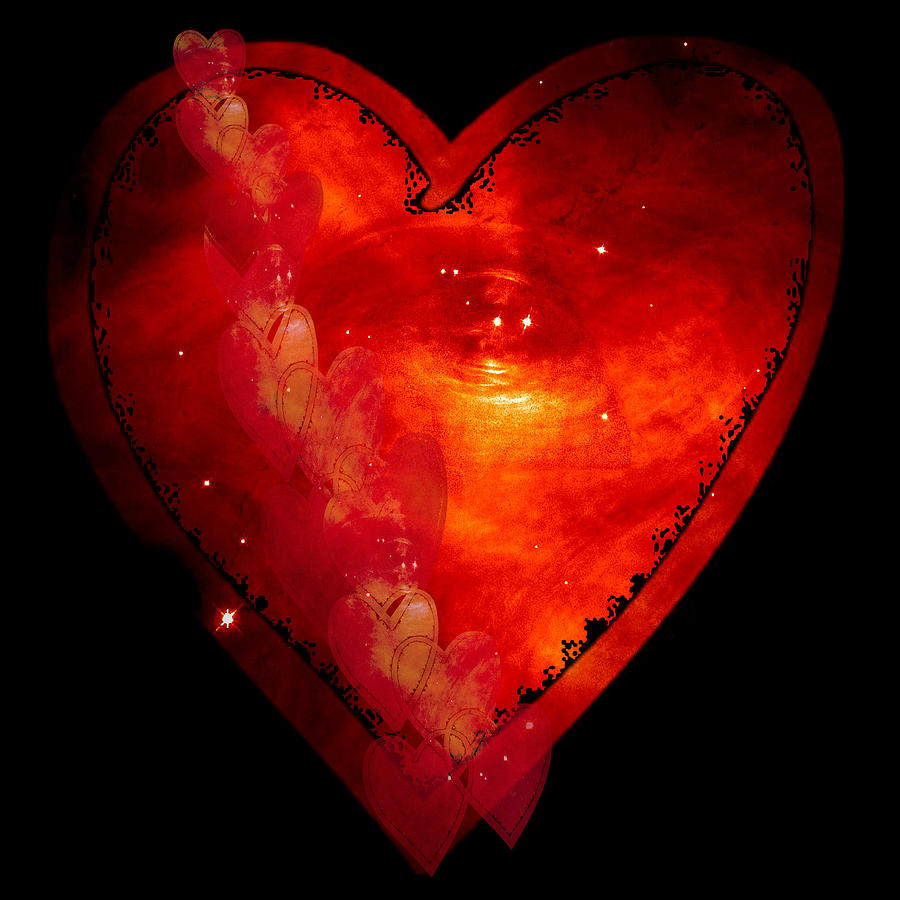 Hearts in Space I Photograph by Marianne Campolongo