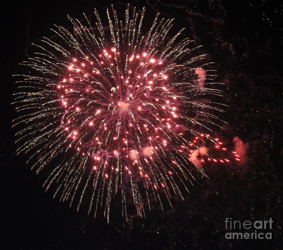 Fireworks Photograph - Hearts by Lilliana Mendez