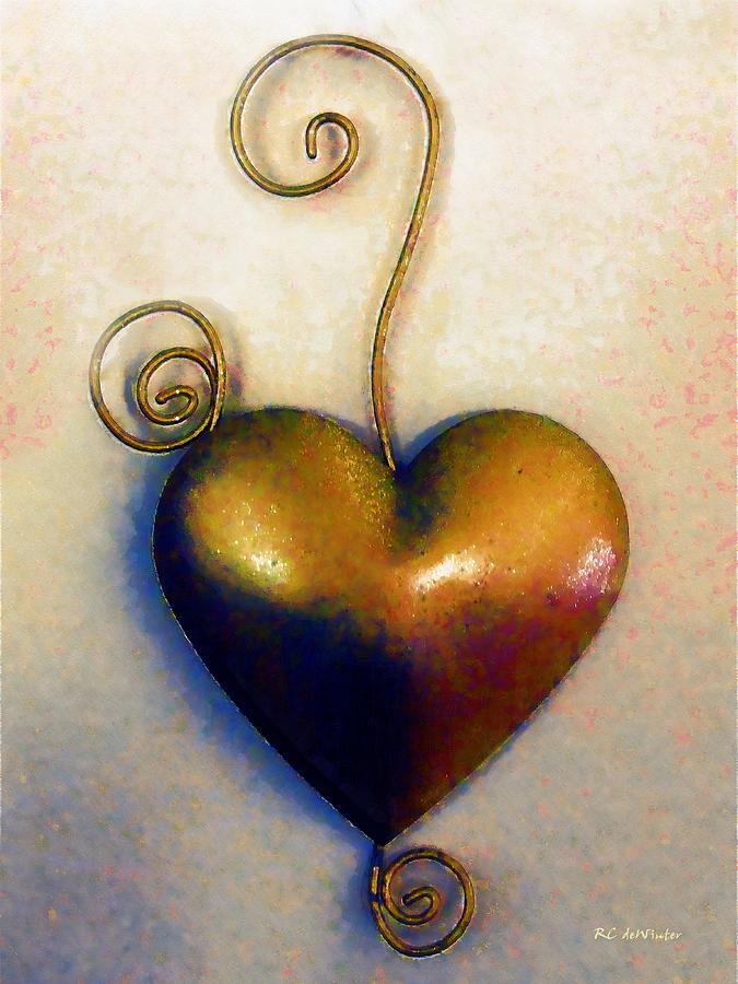 Heartswirls Painting by RC DeWinter
